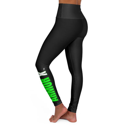 Armor X High Waisted Yoga Leggings (AOP)