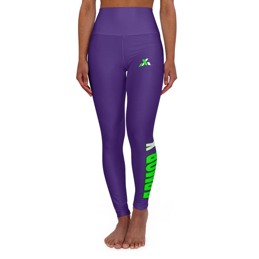 Armor X High Waisted Yoga Leggings (AOP)