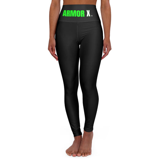 Armor X High Waisted Yoga Leggings (AOP)