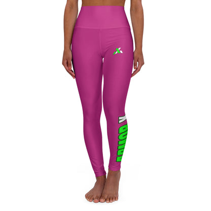 Armor X High Waisted Yoga Leggings (AOP)