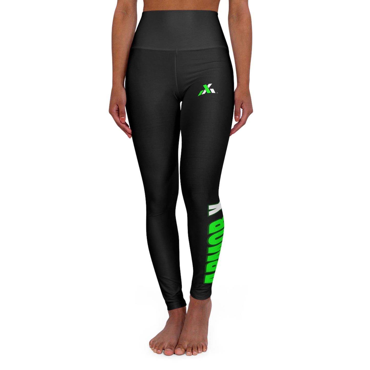 Armor X High Waisted Yoga Leggings (AOP)