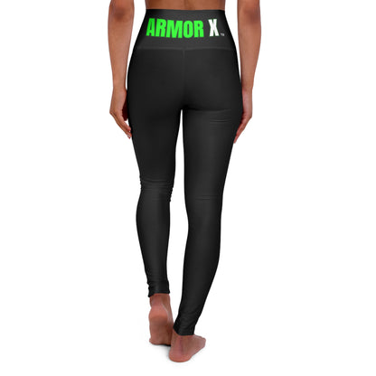 Armor X High Waisted Yoga Leggings (AOP)